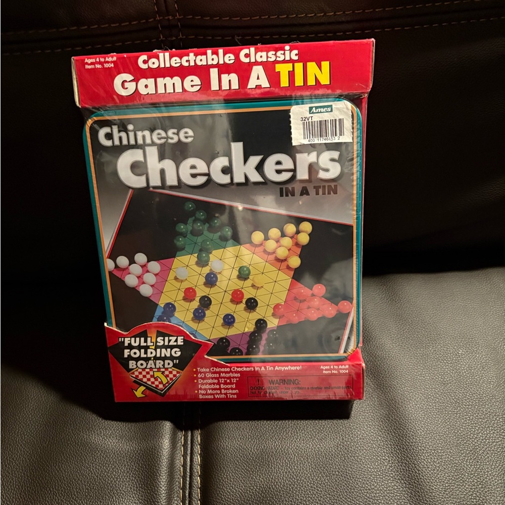 Chinese Checkers Collectable Classic Game In a Tin “New” Sealed ⭐️A RARE FIND⭐️